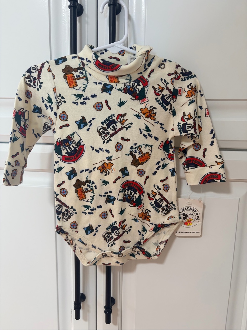 Mickey & Co vintage baby onesie